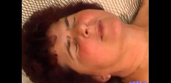  Fat Granny getting her hairy pussy fucked